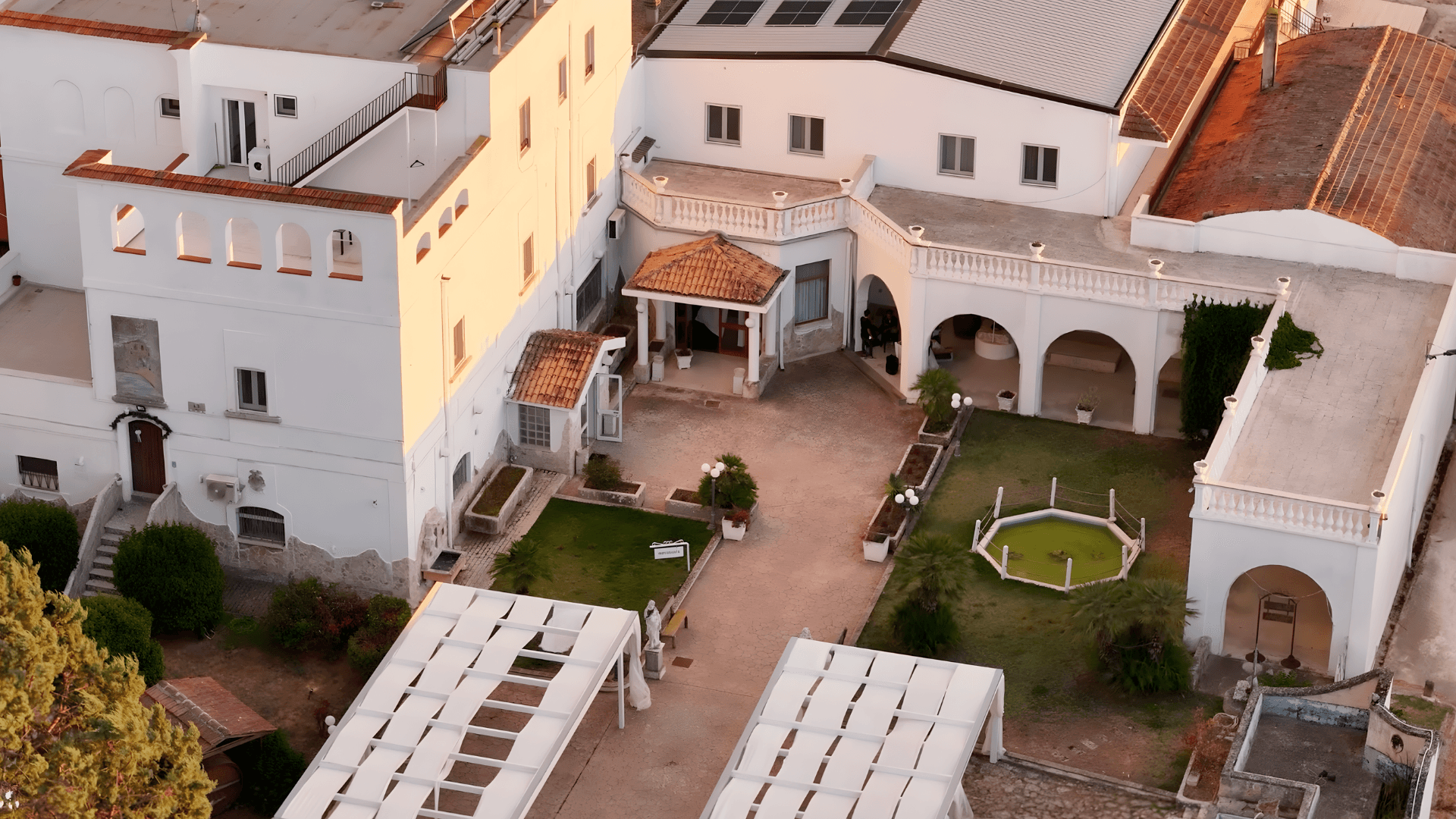 Giardino murgiano per buffet ed eventi all'aperto